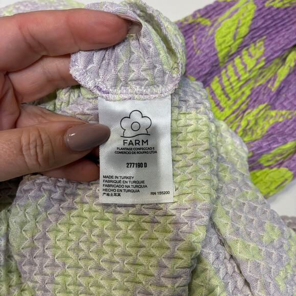 FARM Rio for Anthropologie Tropical Print Sleeveless Midi Dress Small - Picture 7 of 12